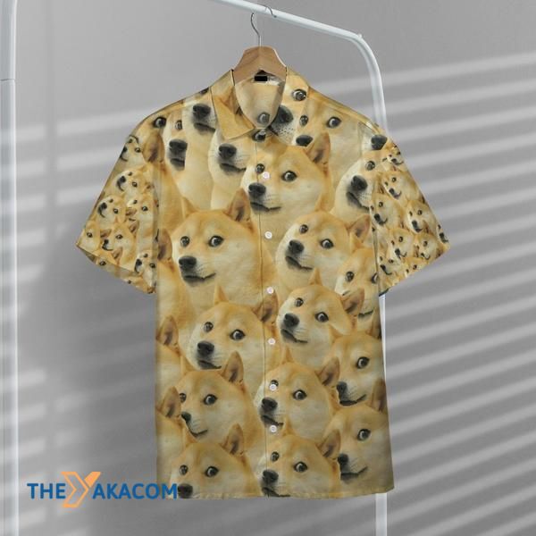 Doge Coin Meme Hawaiian Shirt Ha83508