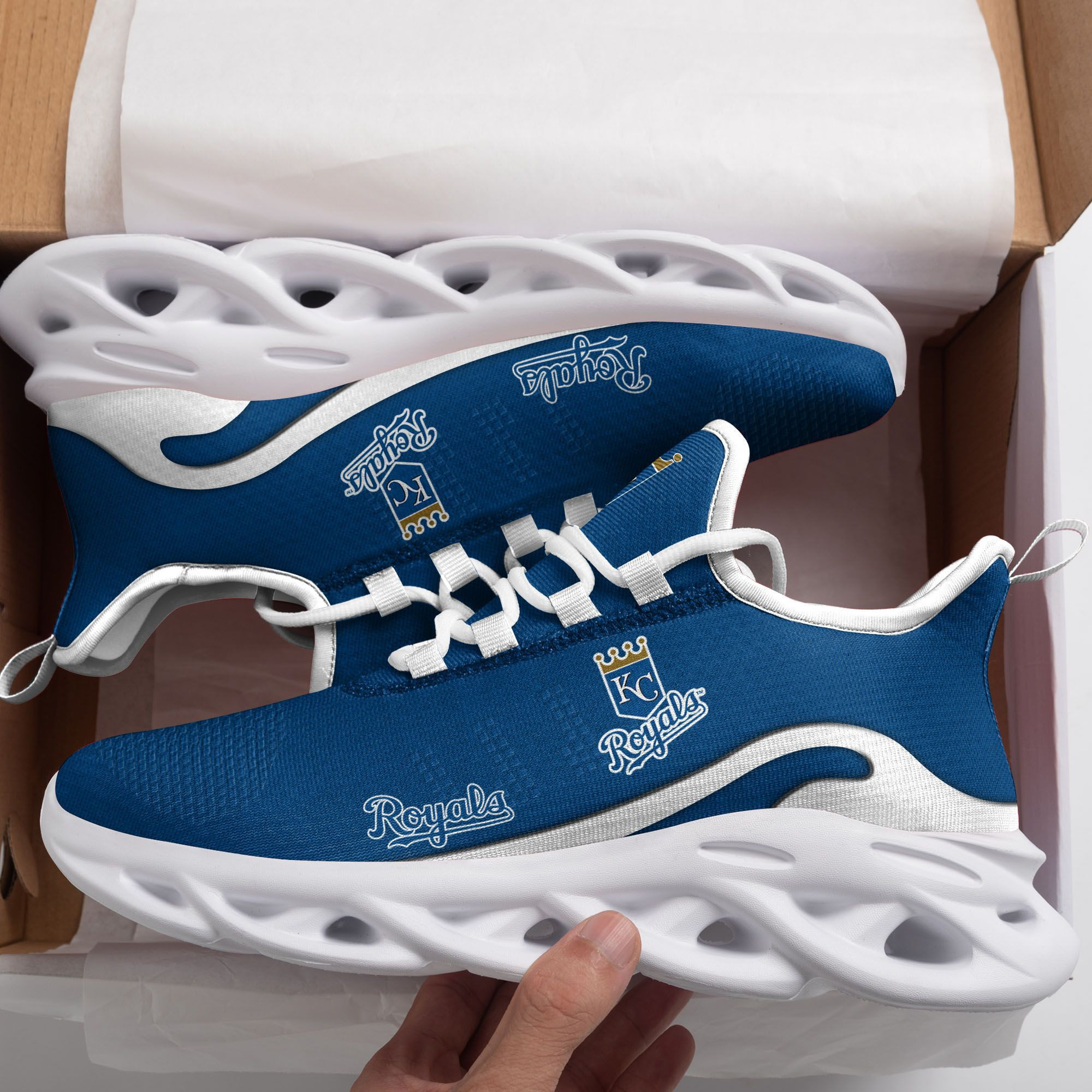 Kansas City Royals New Trending  D Printed  Max Soul Clunky Sneaker Shoes