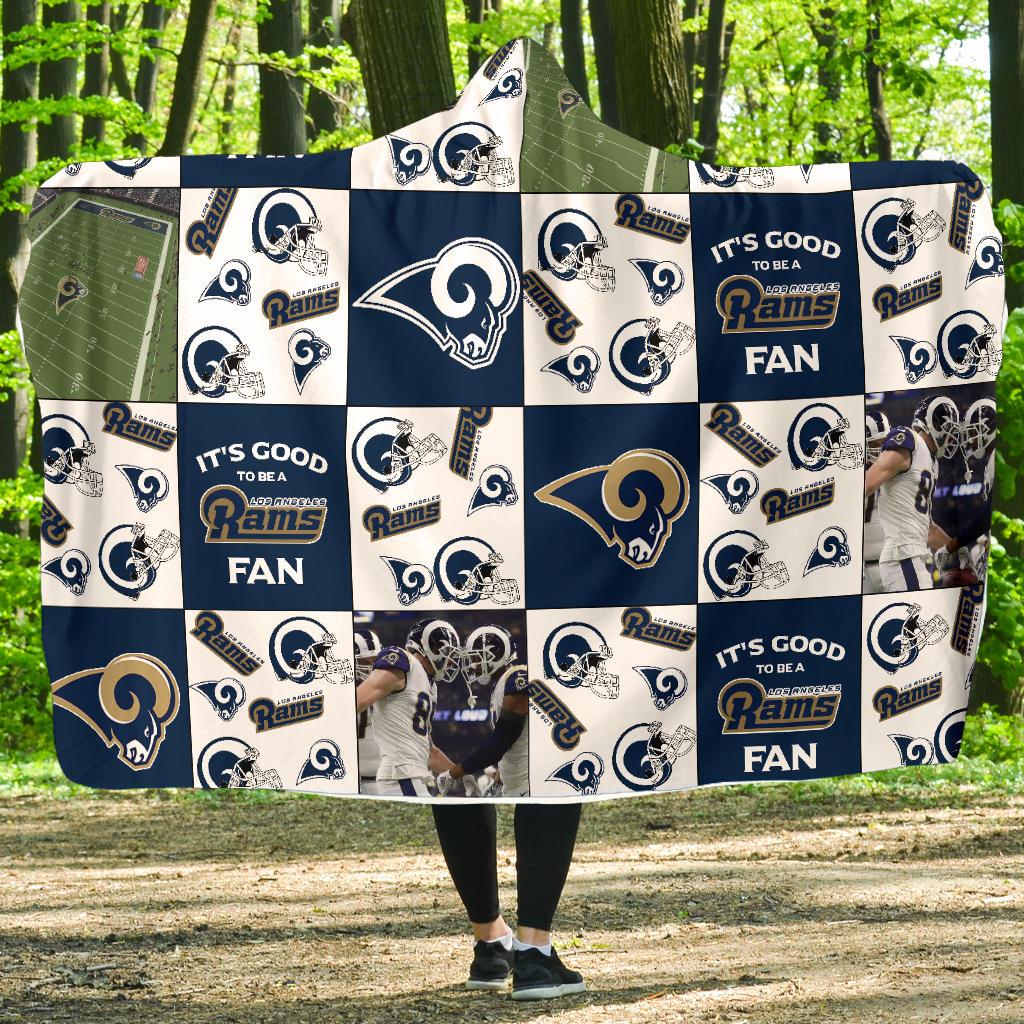 Its Good To Be A Los Angeles Rams Fan Gift For Fan 3D Full Printing Hooded Blanket 4331