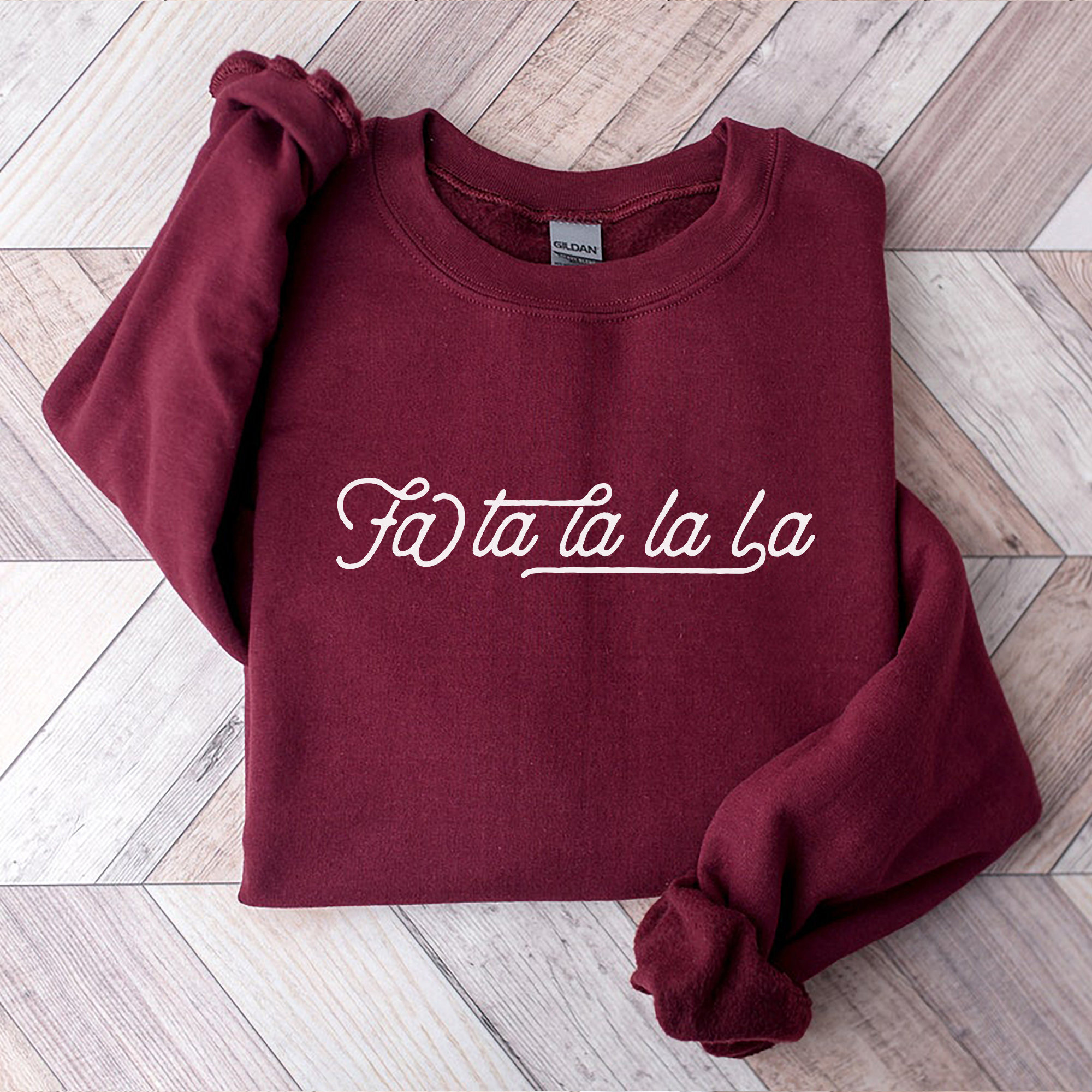 Fa La La La Christmas Sweatshirt, Holiday sweater, Matching Christmas Sweater, Family Christmas gift, Cozy Christmas Gift, iprintasty