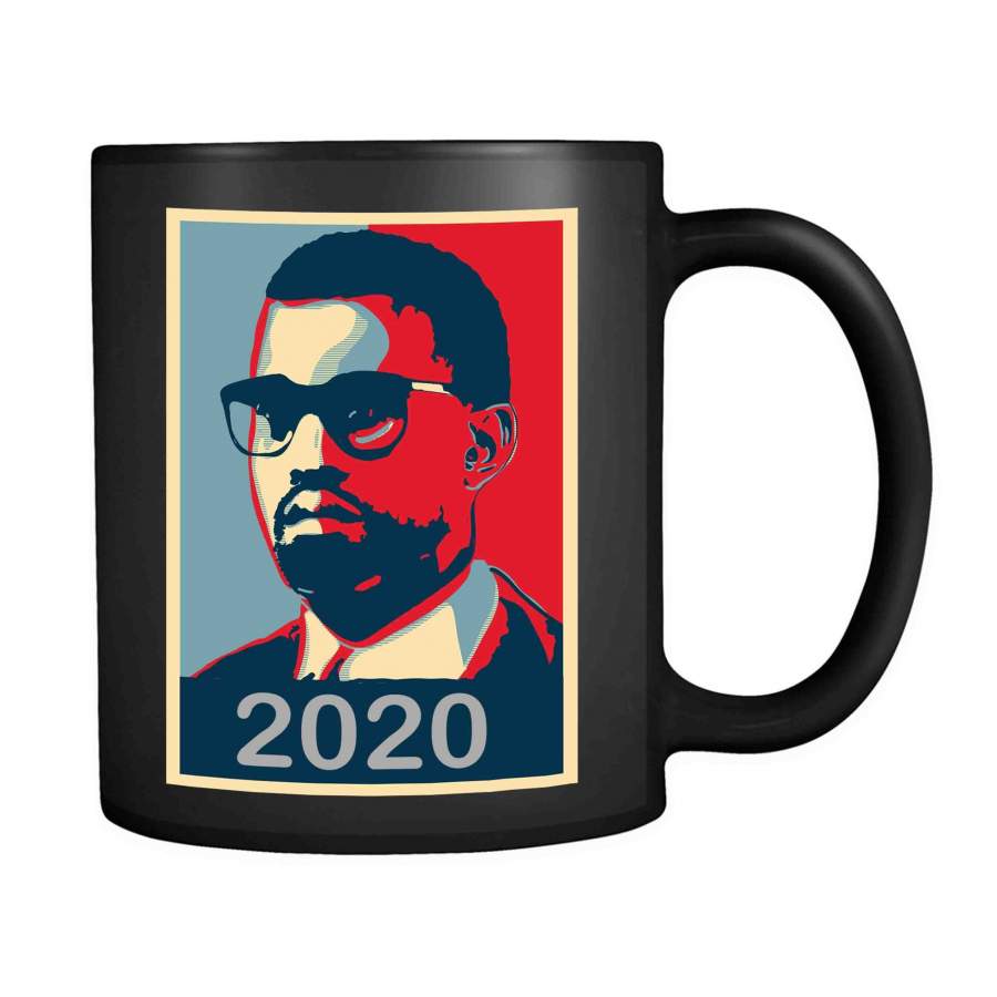 West For President 2020 Kanye West 2020 Presidential Poster 11oz Mug