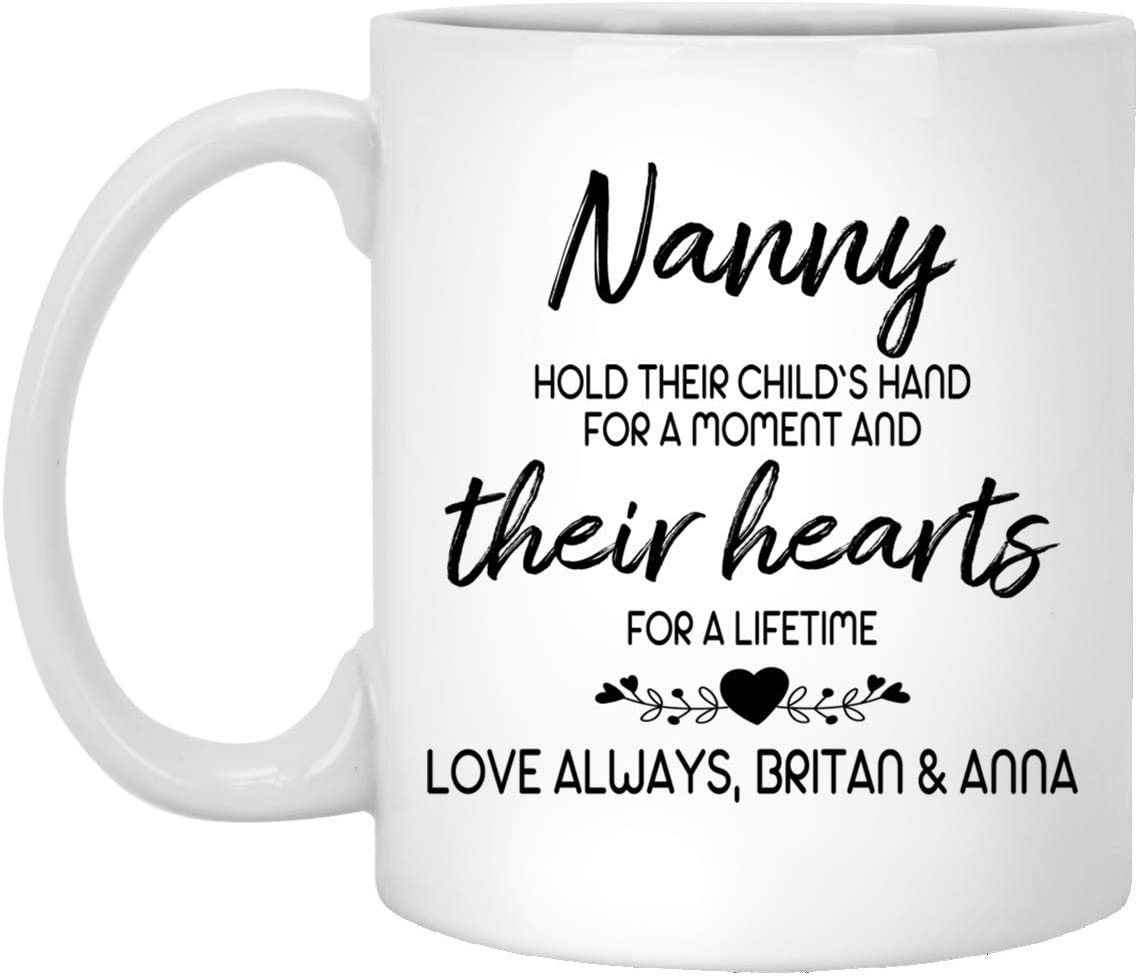 Personalized Nanny Coffee Mug – Coffee Mug For Nanny – Coffee Mug For Mothers – Family Coffee Mug – Mother’S Day Gift 11Oz