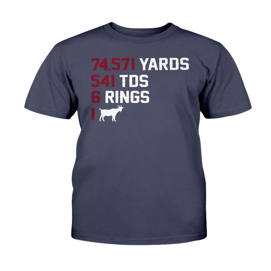 Tom Brady 6 Rings 1 Goat Shirt – New England Patriots