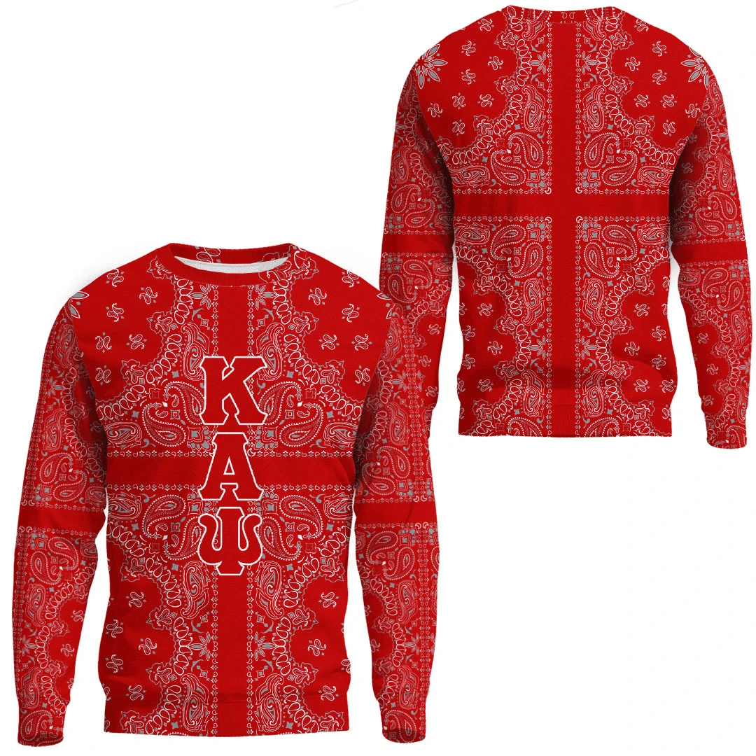 Wonderprint Sweatshirt Kappa Alpha Psi Paisley Style Sweatshirts Lt10