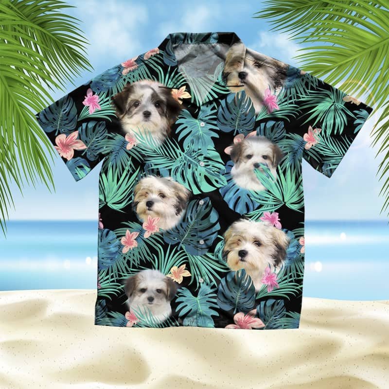 Felacia Morkie Summer Leaves Hawaii Shirt Ha36264