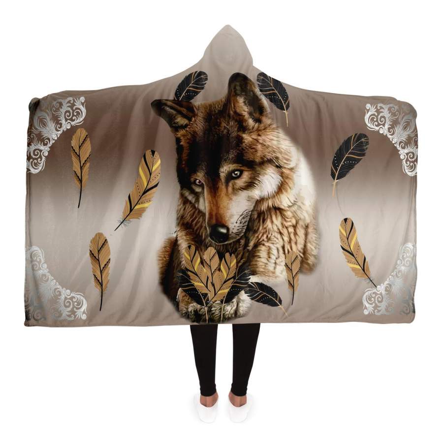 Wolf Love Hoodie Blanket