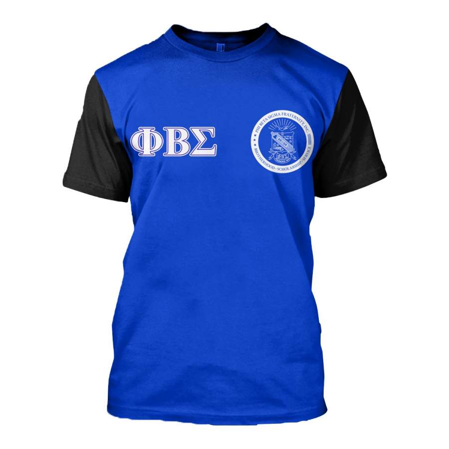 3D ALL OVER PHI BETA SIGMA HOODIE 23720191