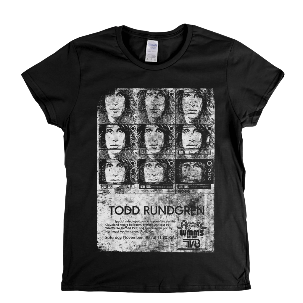 Todd Rundgren Agora Poster Womens T-Shirt