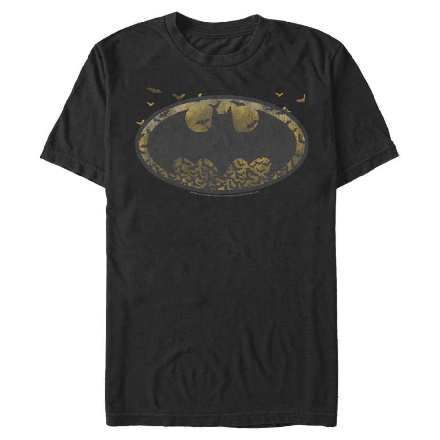 Bat Cave Bat Logo – DC Comics: Batman Black T-Shirt