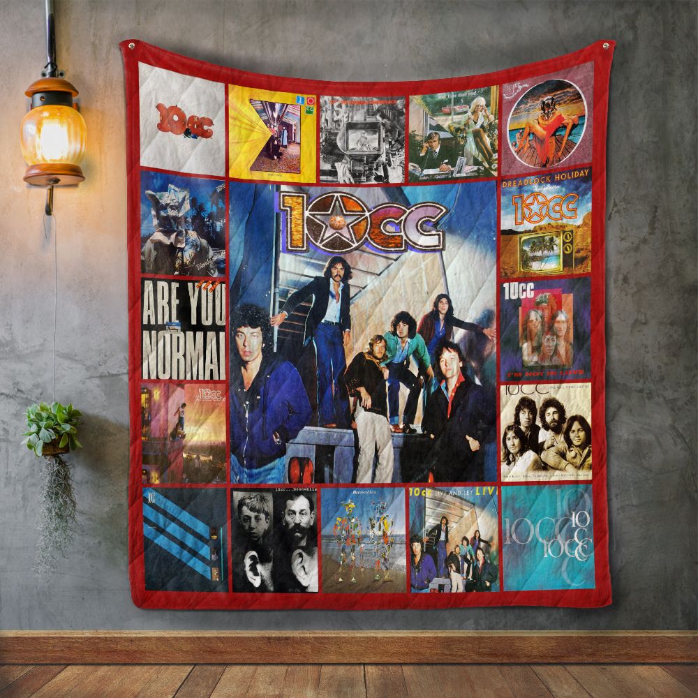 10Cc Album Covers Quilt Blanket