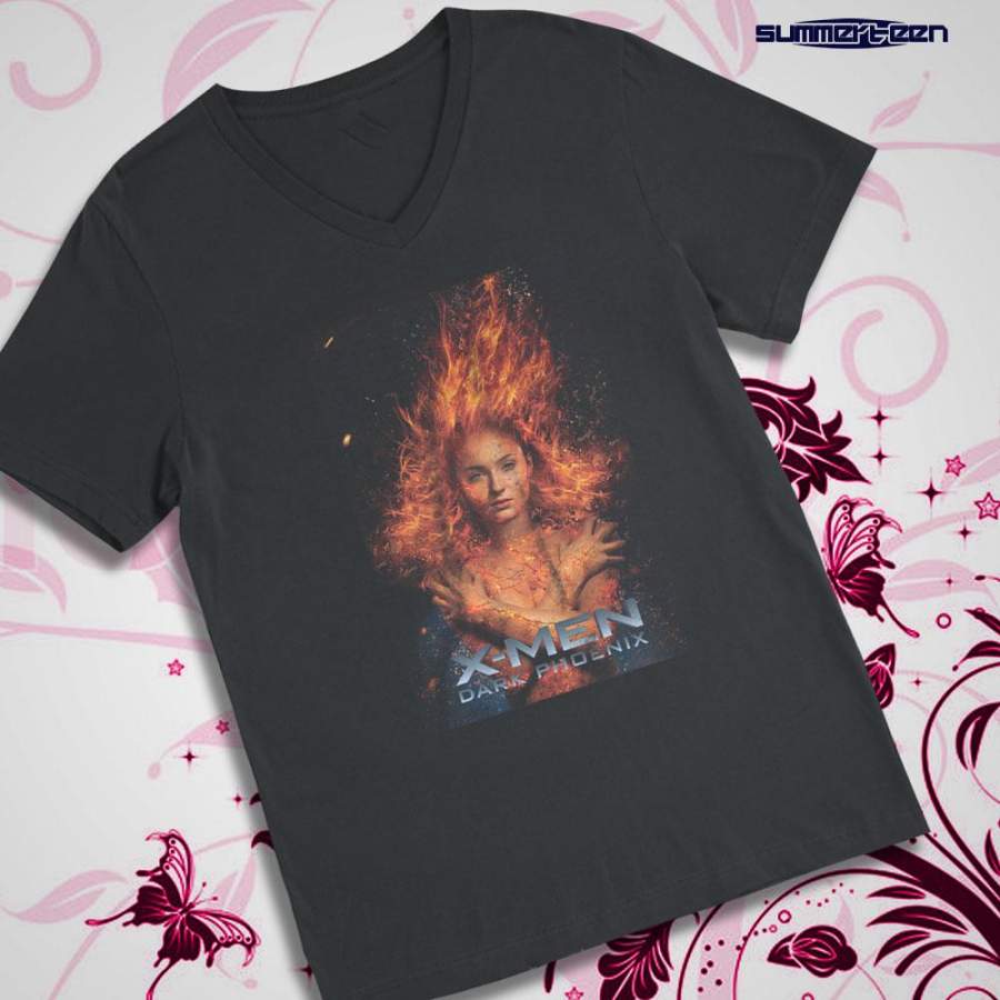 X Men Dark Phoenix Poster Men’S V Neck