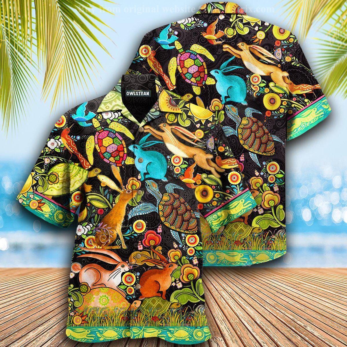 Turtle And Rabbit Slow And Steady Wins The Race Edition – Hawaiian Shirt