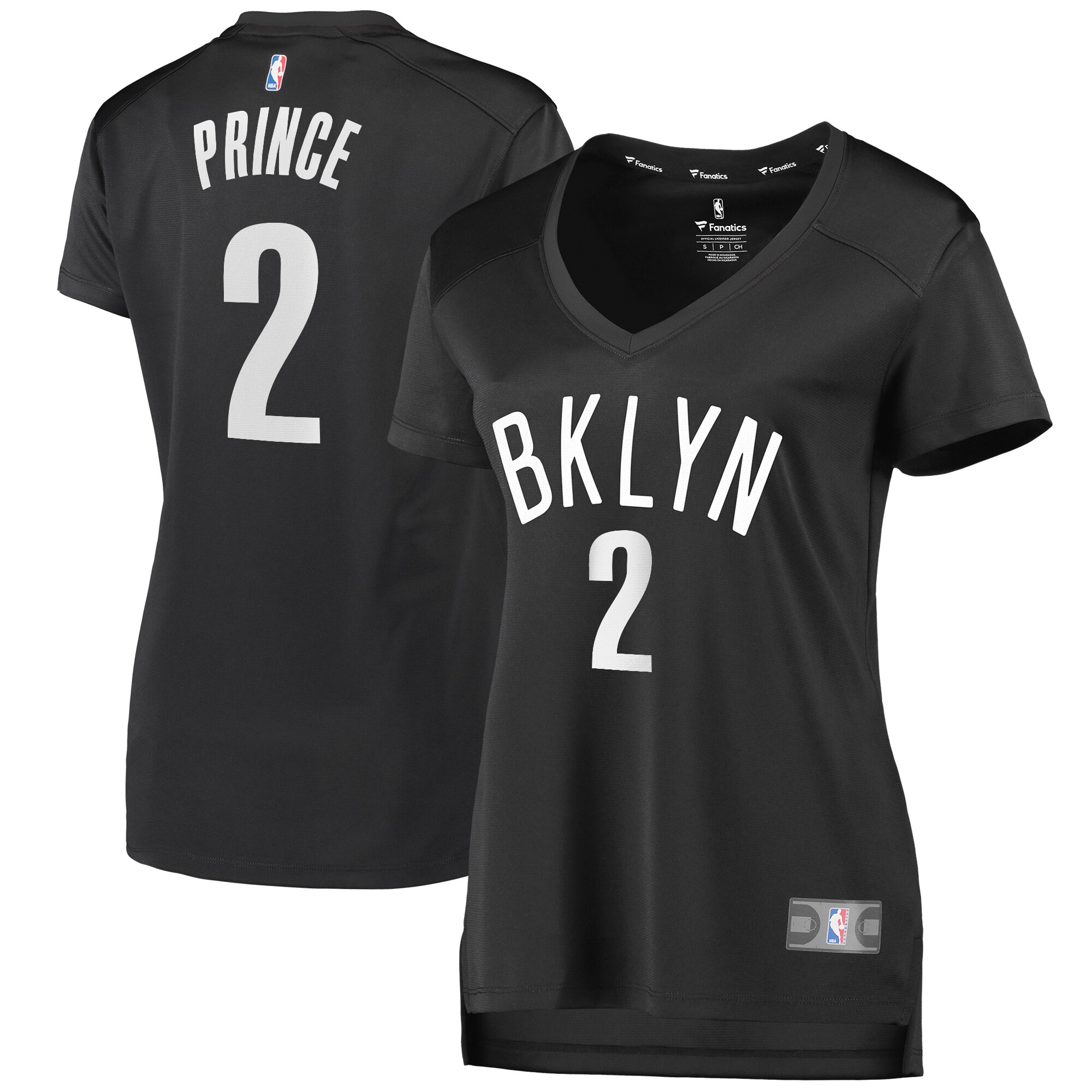 Taurean Prince Brooklyn Nets Branded Women's Fast Break Replica Jersey Black – Statement Edition