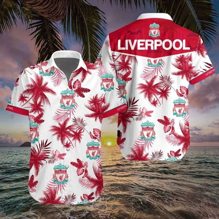 Liverpool Fc All Over Printed Hawaii Shirt Size S Ha58094