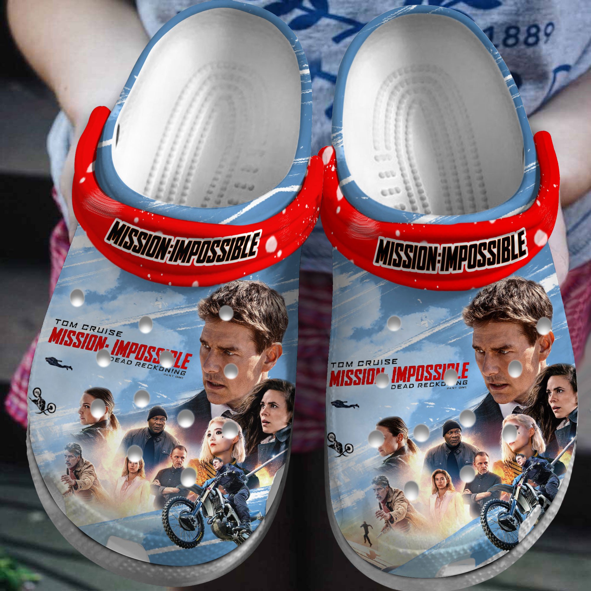 Mission Impossible Movie Crocss Crocband Clogs Shoes For Men Women And Kids B1Uyjzub