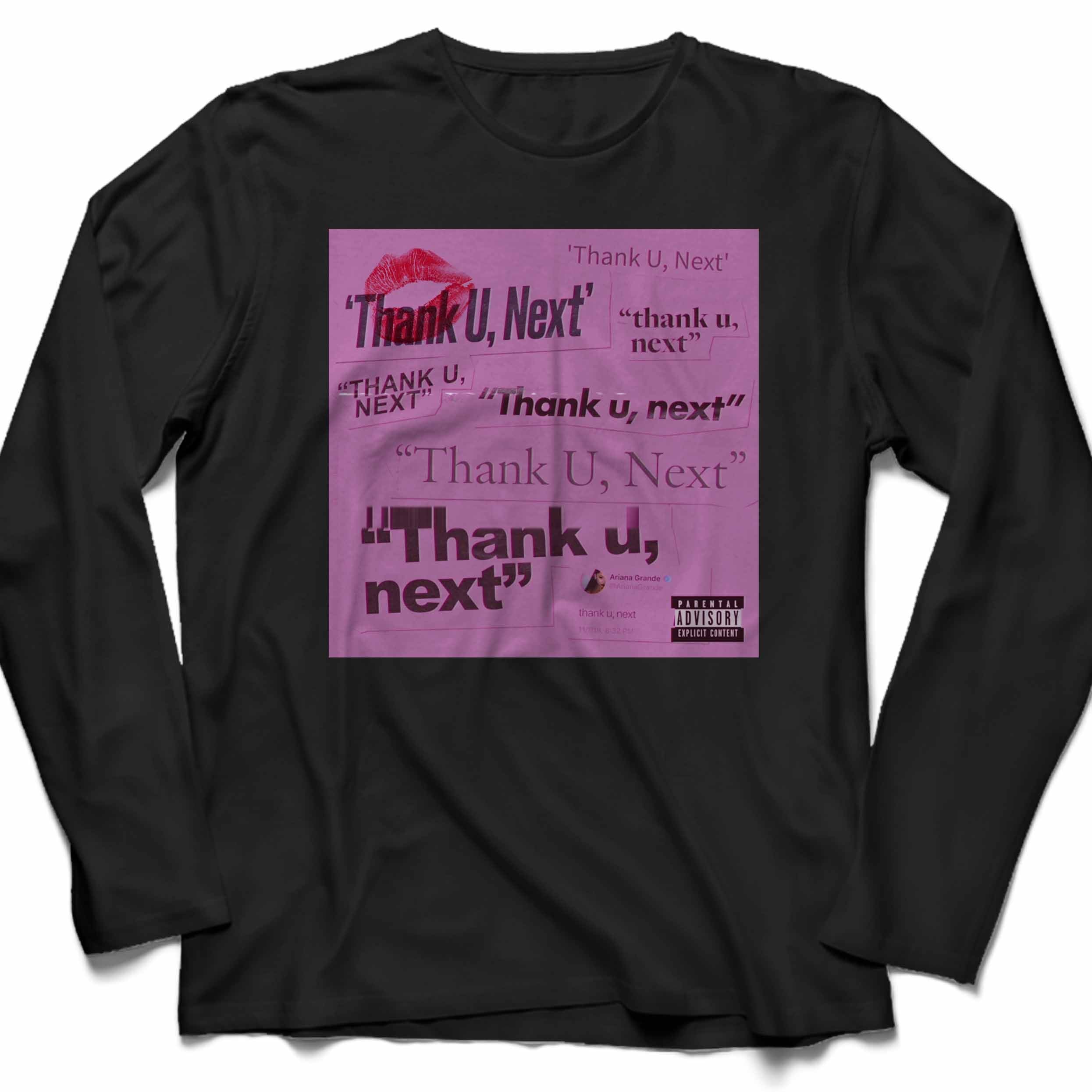 Ariana Grande Thank U Next Cover Unisex Long Sleeve T-Shirt Tee