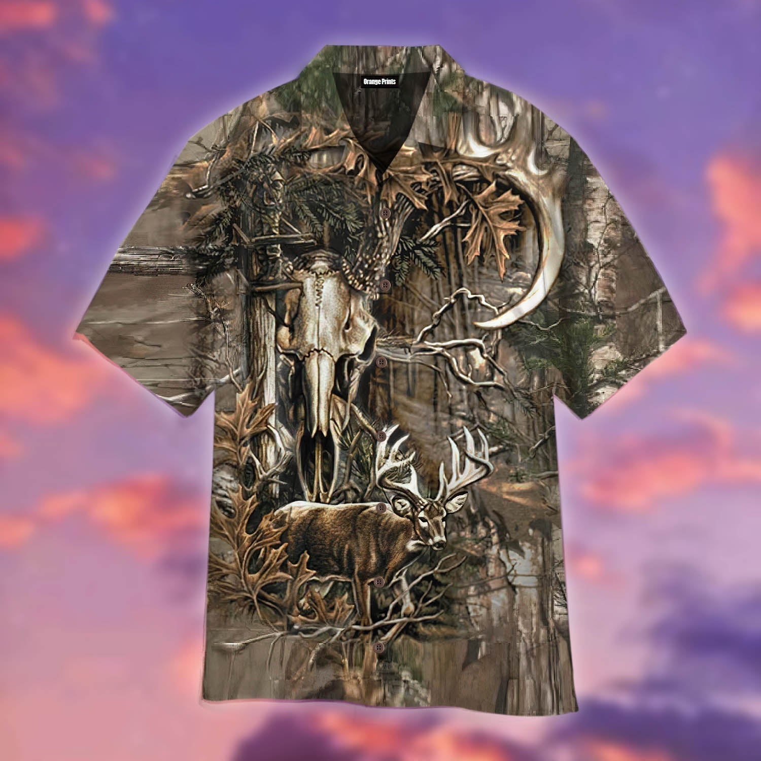 Deer Hunting Camo Aloha Hawaii Shirts For Men Women Ha96185