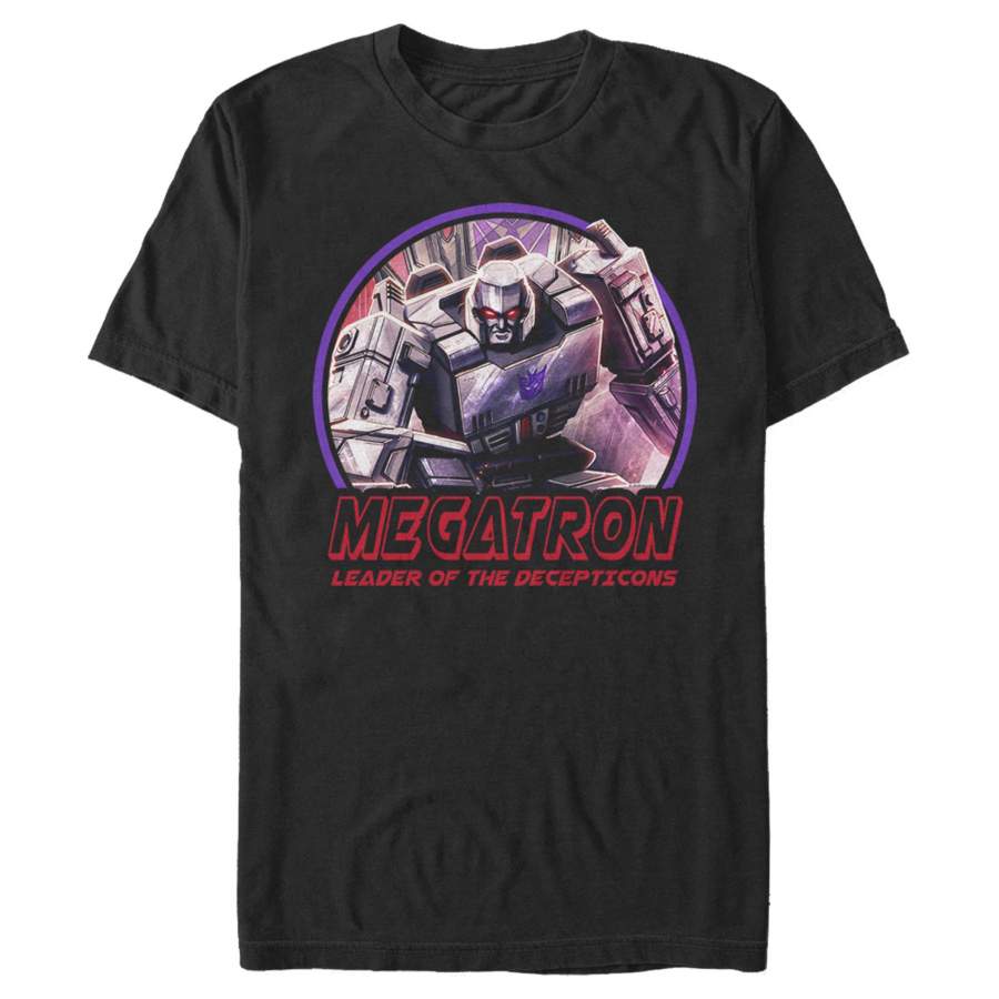 Transformers Men’s Megatron Decepticons Leader  T-Shirt