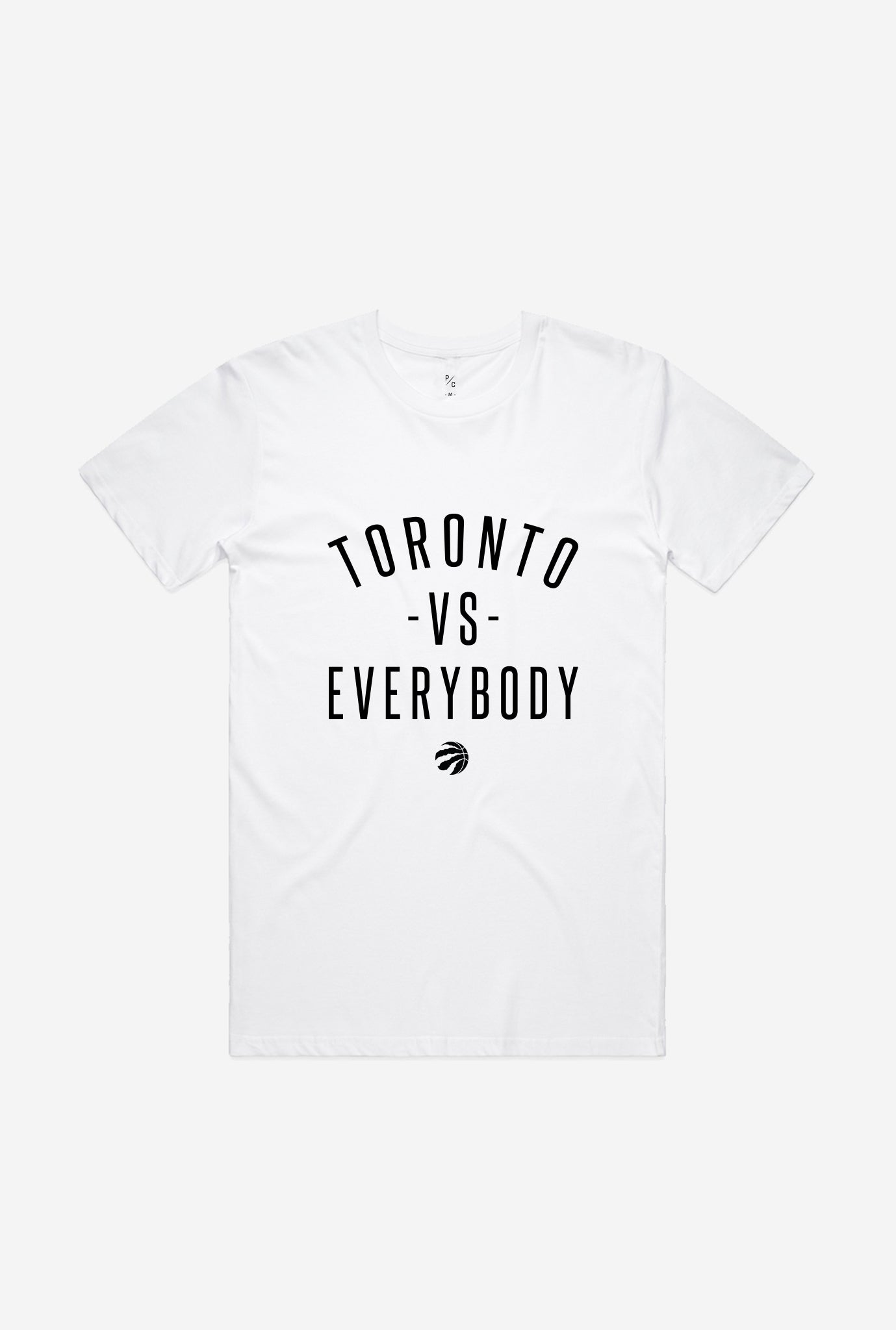 Toronto -Vs- Everybody Raptor Ball T-Shirt – White