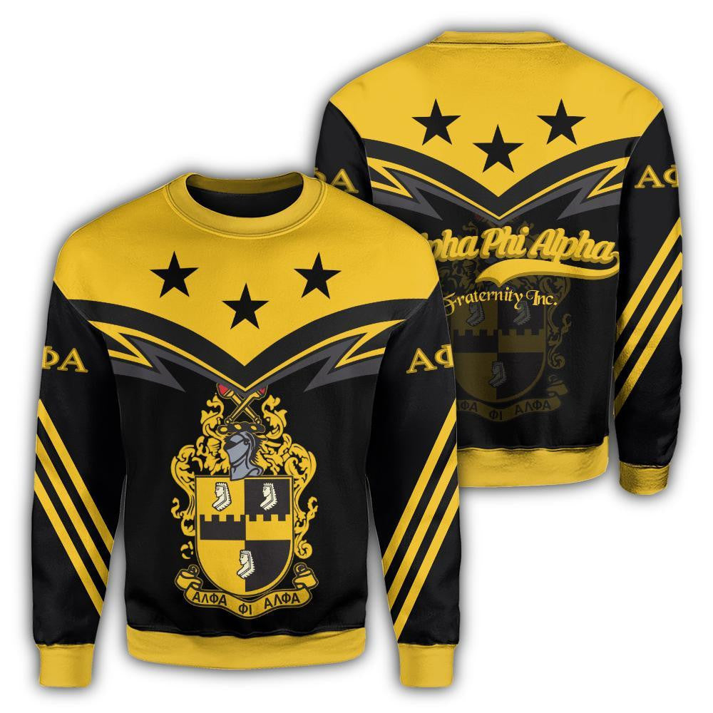 Fraternity Sweatshirt – Original Alpha Phi Alpha Sweatshirt – Zig Zag Style