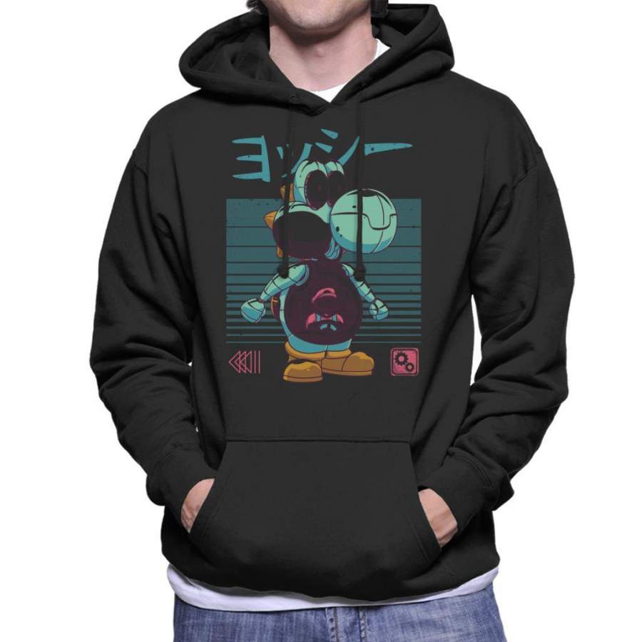 Super Mario Yoshi Bot Men’s Hooded Sweatshirt