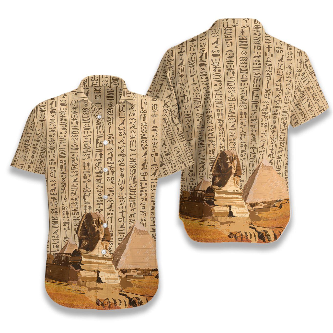 Ancient Egypt Hieroglyphs Hawaii Shirt For Men Women Ha96545