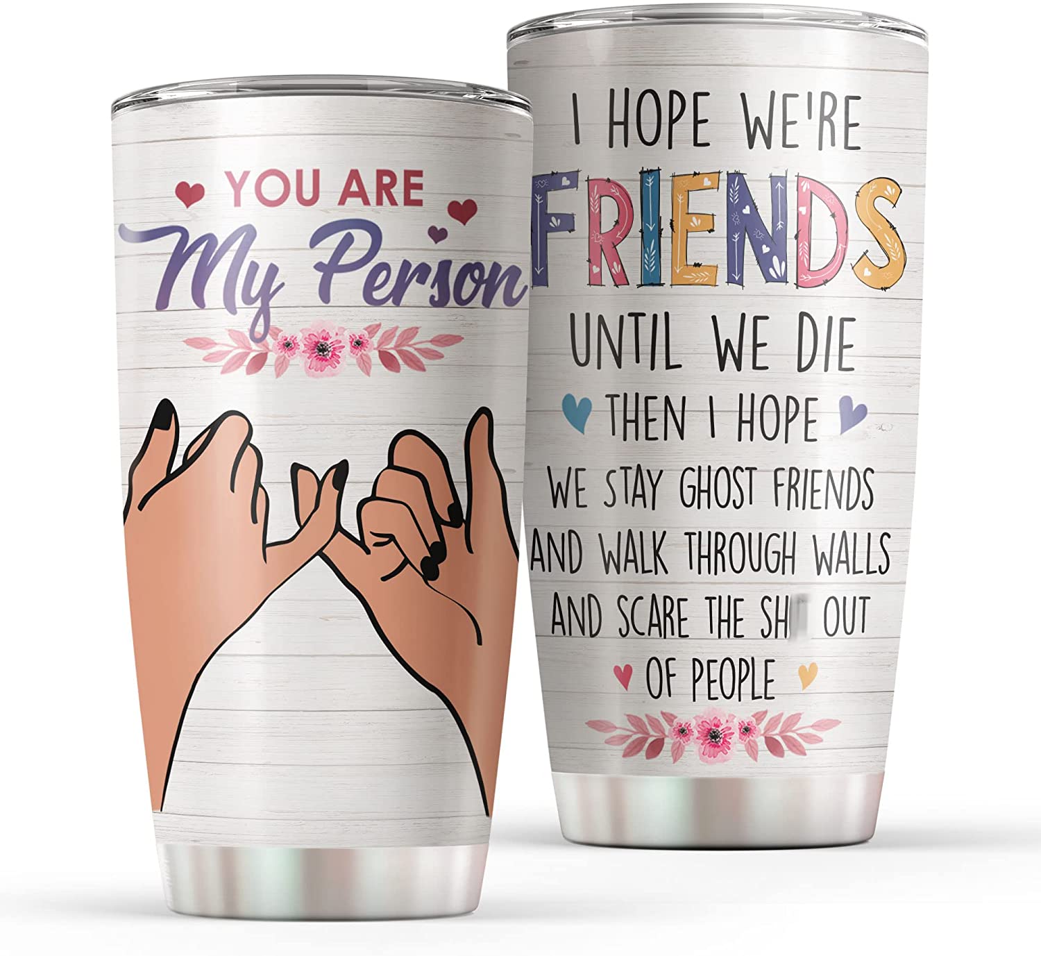 Stainless Steel Tumbler 20Oz For Best Friend – Unique Gift From Sister – Birthday Gift Idea For Bestie – Best Friend Tumbler/Cups Gift