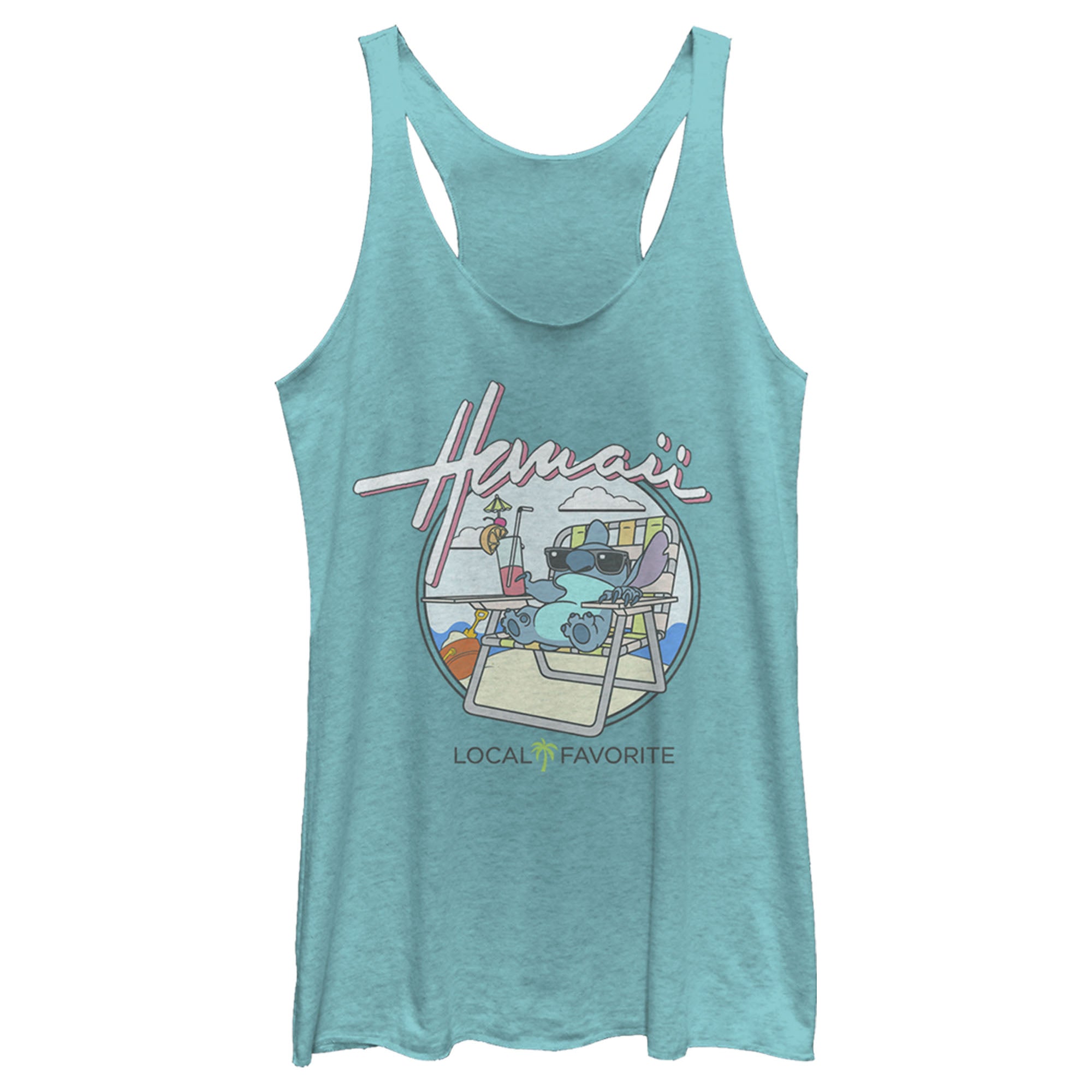 Women’S Lilo & Stitch Hawaii’S Local Favorite Racerback Tank Top