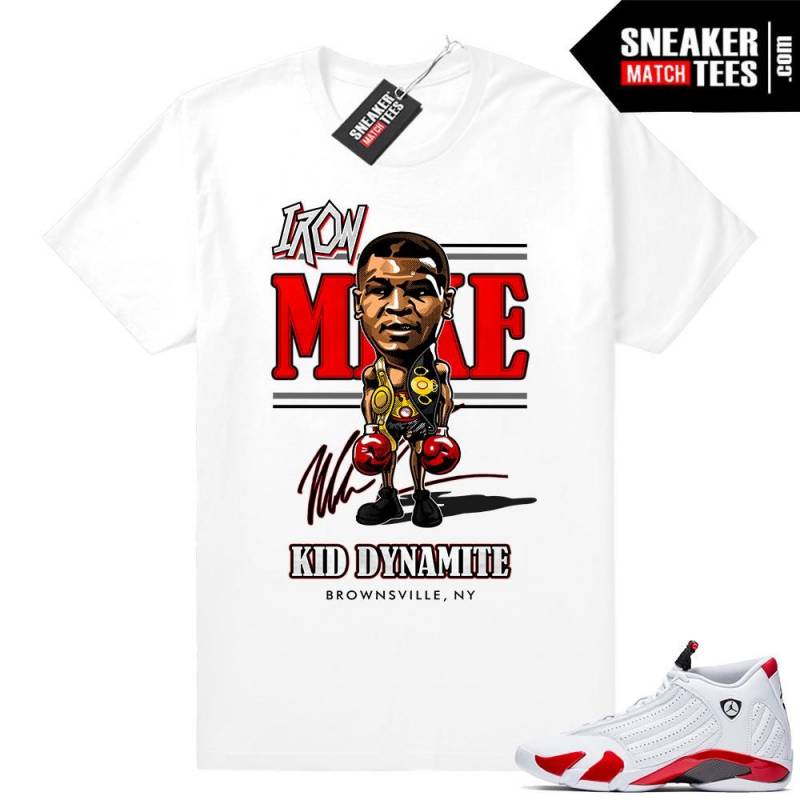 Candy Cane 14s | Kid Dynamite | White Shirt