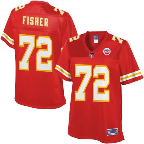 Womens Kansas City Chiefs Eric Fisher NFL Pro Line Team Color Jersey