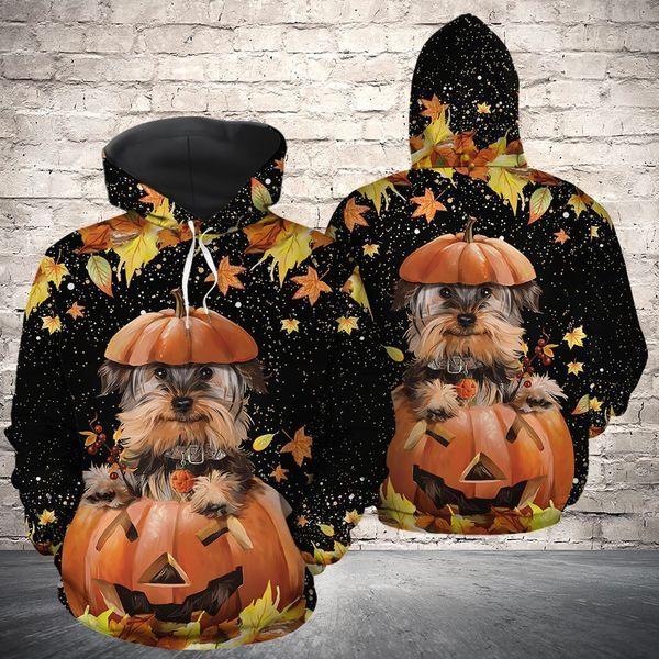 Yorkshire Terrier Fall Halloween 3D All Over Print | For Men & Women | Adult | Ho4160