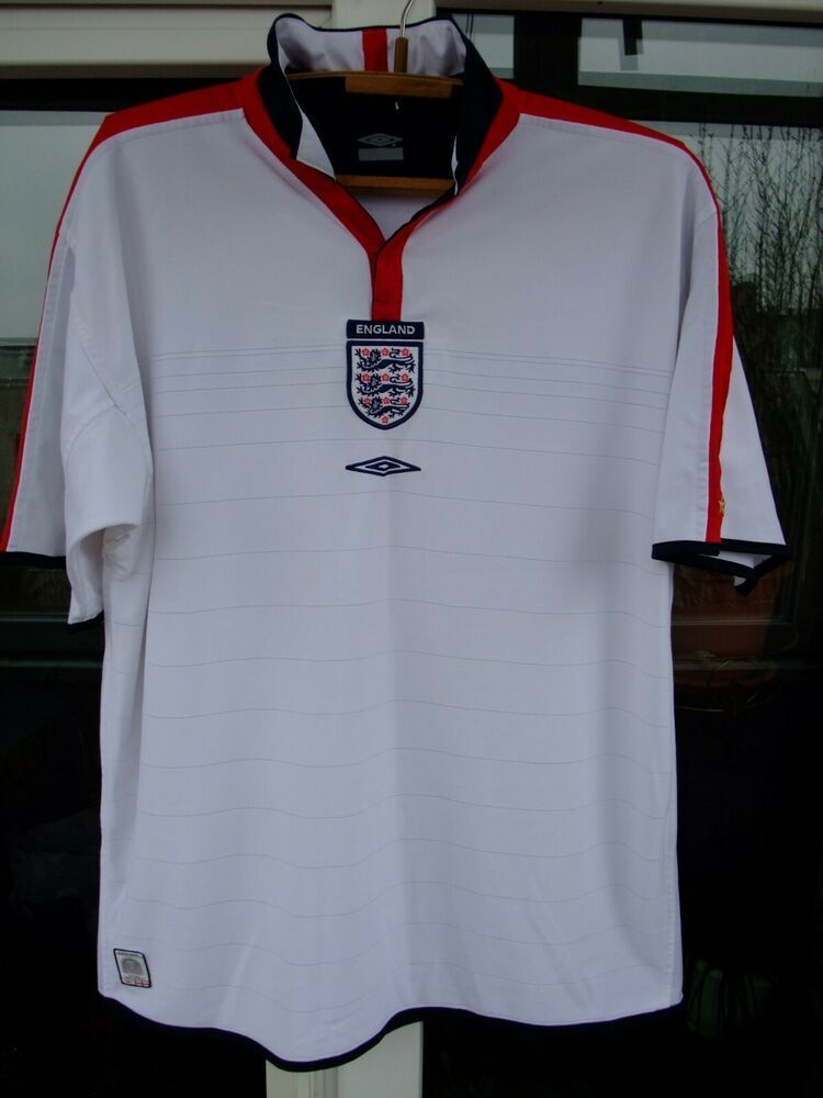 England 2003 05 Home Football Made By Umbro Shirt