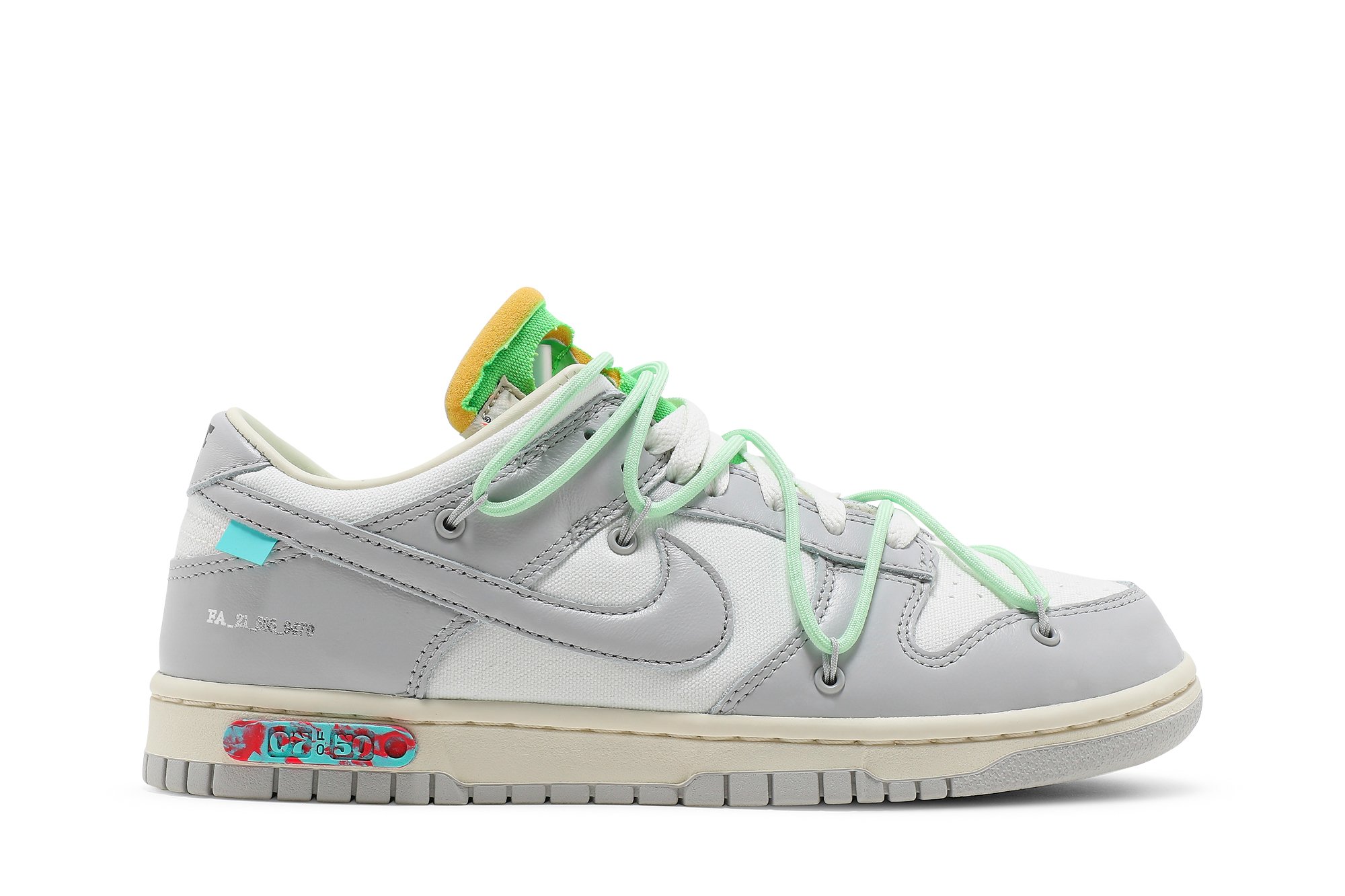 Nike Dunk Low Off-White Lot 7 – Kohlrabis 195240886733