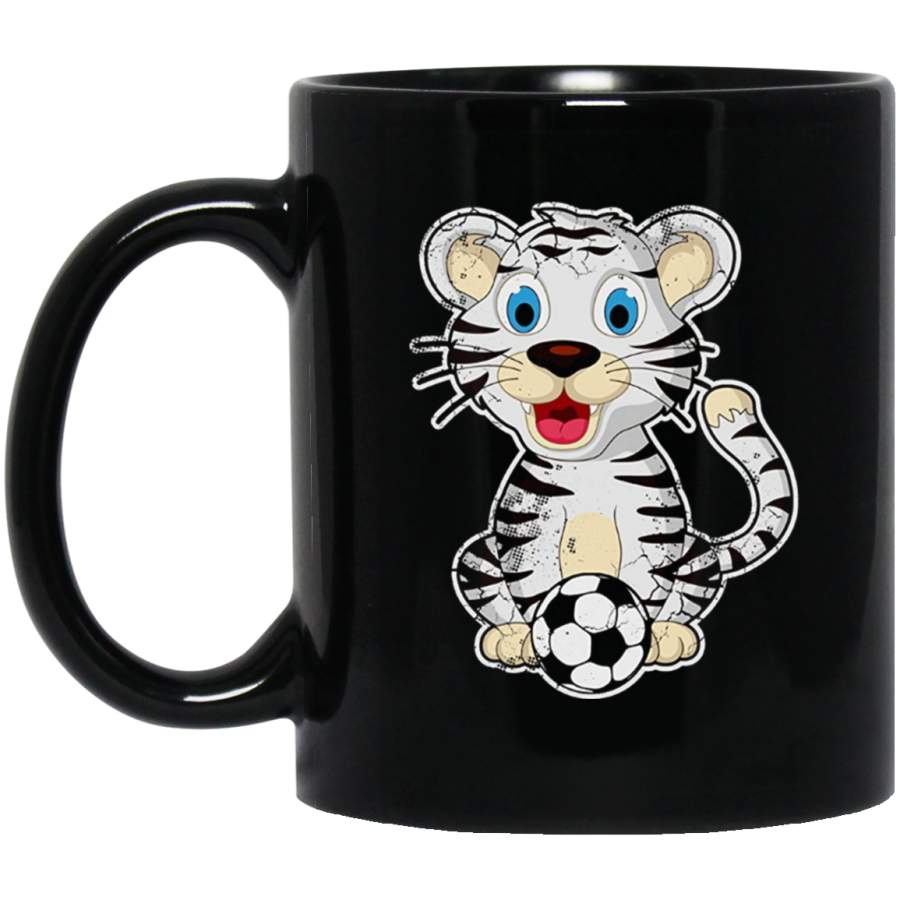 White Tiger Soccer 11 oz Mug