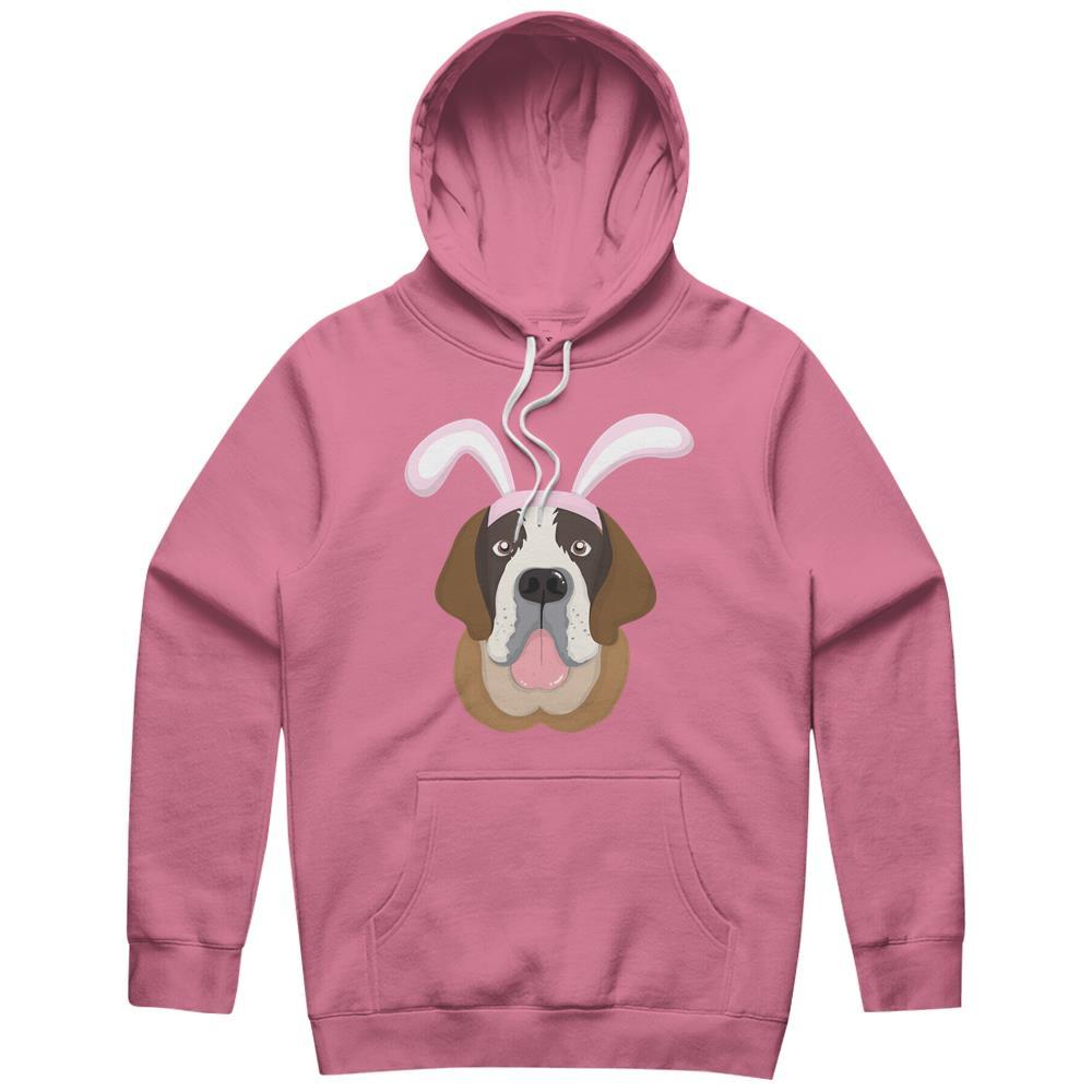 Cute Easter Saint Bernard Dog Bunny Ears Rabbit Hoodie