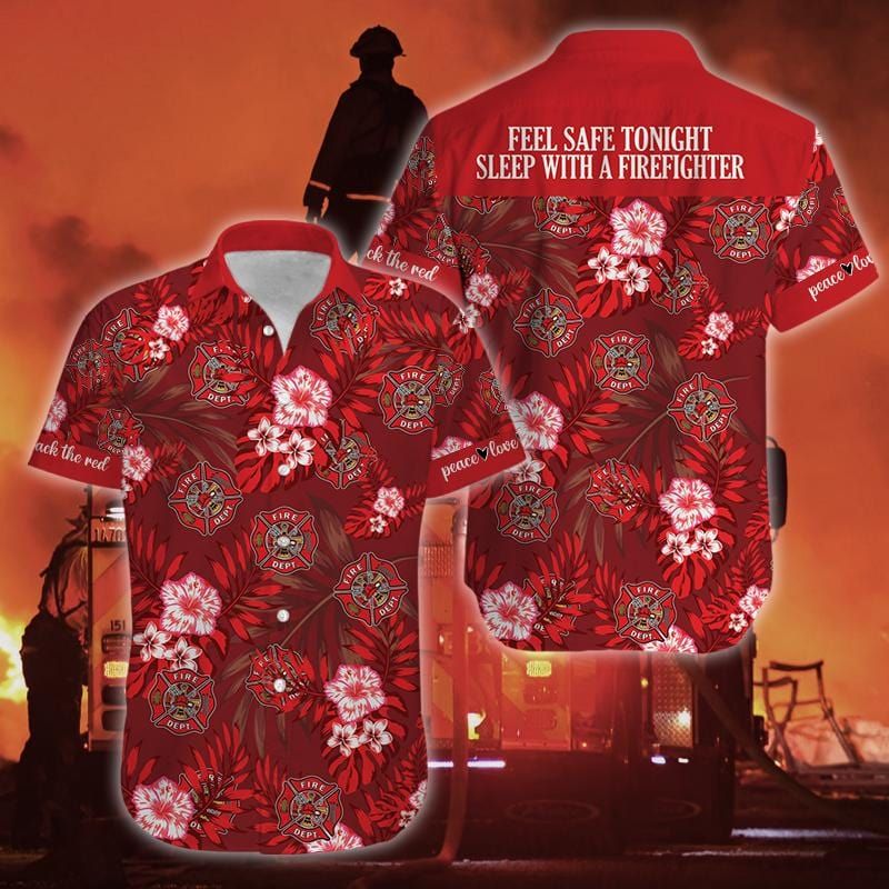 Felacia Will Safe Tonight Sleep With Firefighter Red Hawaiian Ha39194