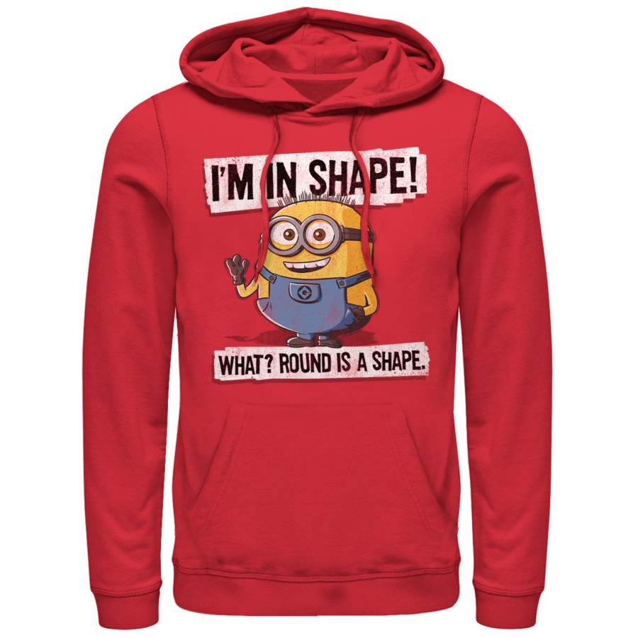 Despicable Me Men’s Minion Round Shape  Lightweight Hoodie