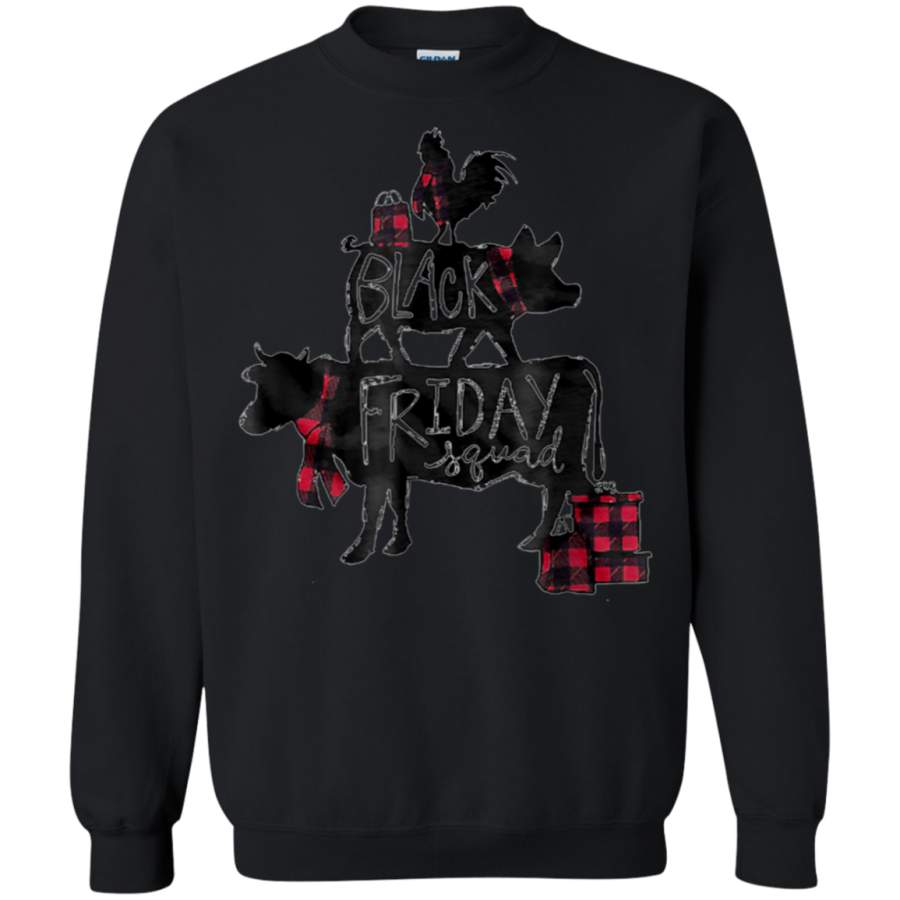 AGR Cow and Chicken Black Friday squad t-shirt G180 Gildan Crewneck Pullover Sweatshirt  8 oz.