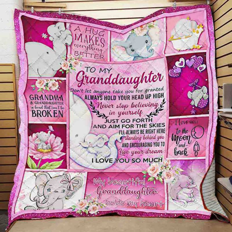 To My Granddaughter, Grandma Quilt BT100115