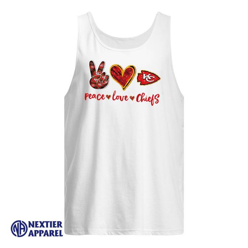 Peace Love Kansas City Chiefs Shirt Men’s Tank Top