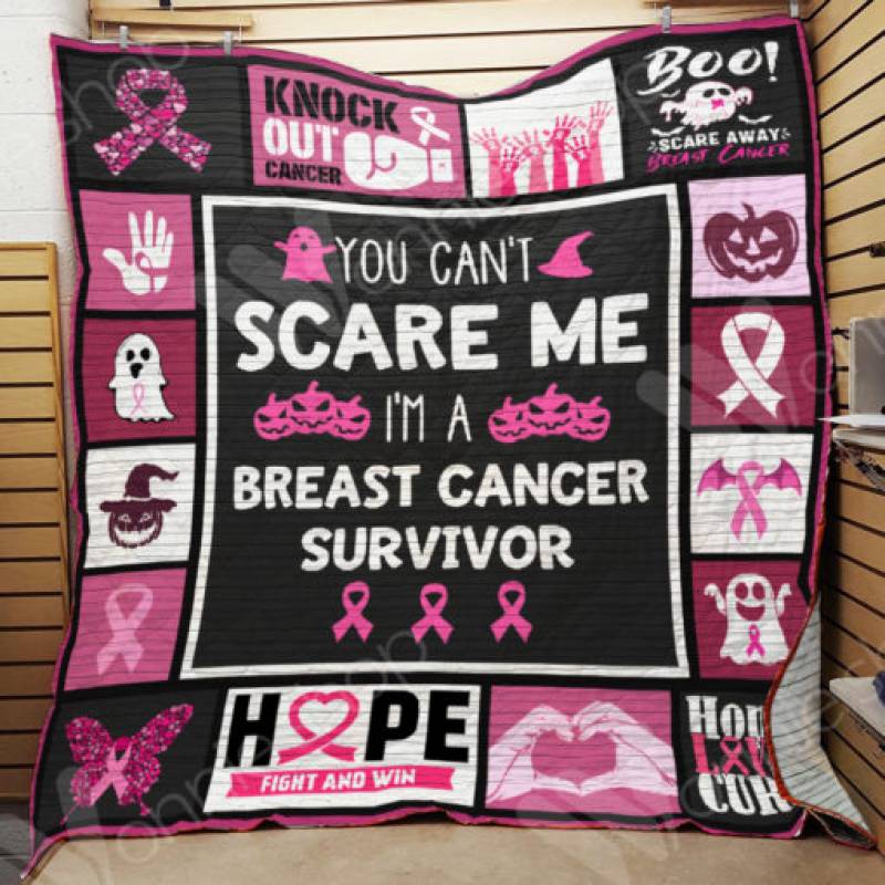 Breast Cancer Halloween Blanket SEP2301 87O43