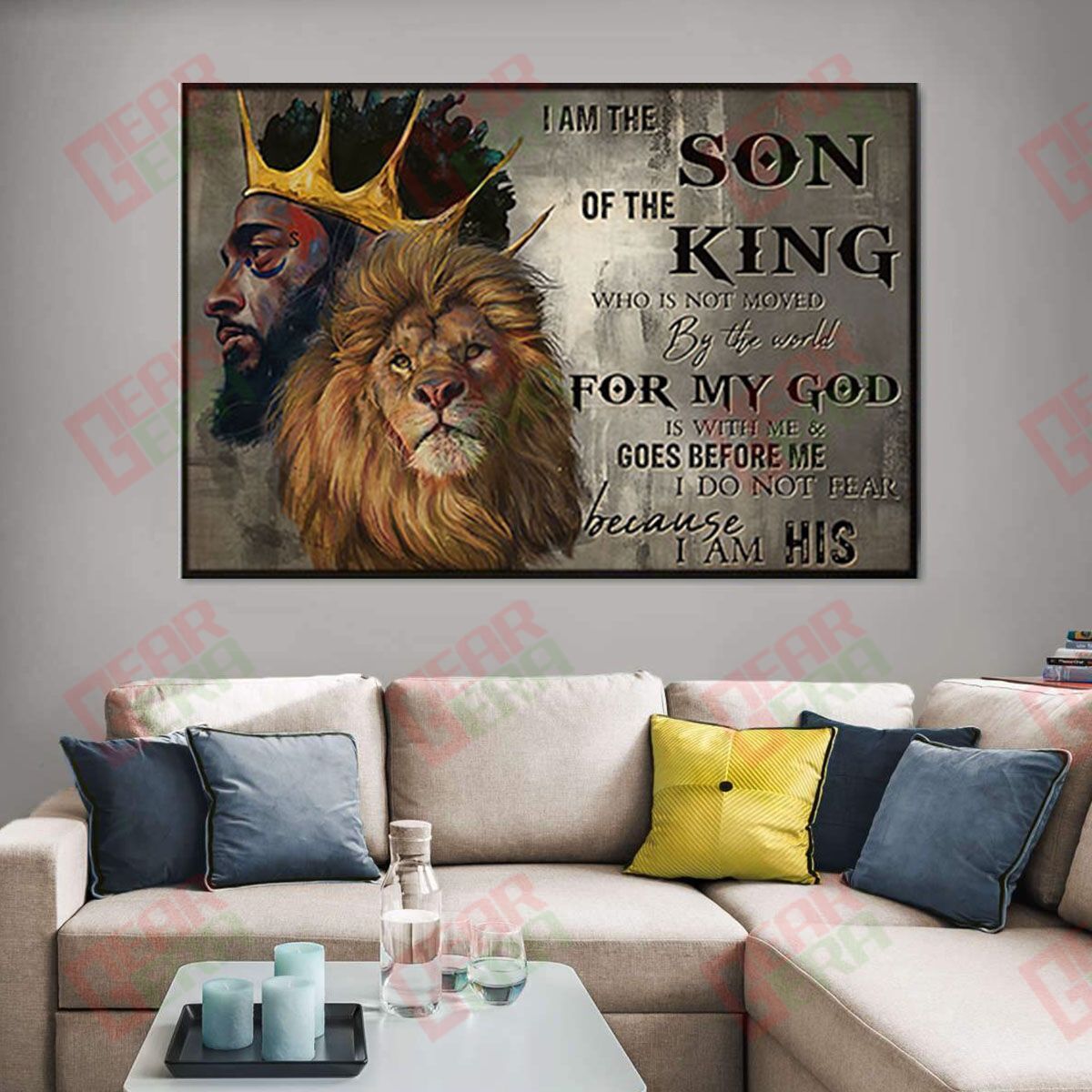 African American Canvas Modern Brown Skin Canvas Black Girl Magic Black King Wall Stunning� Wall Canvas