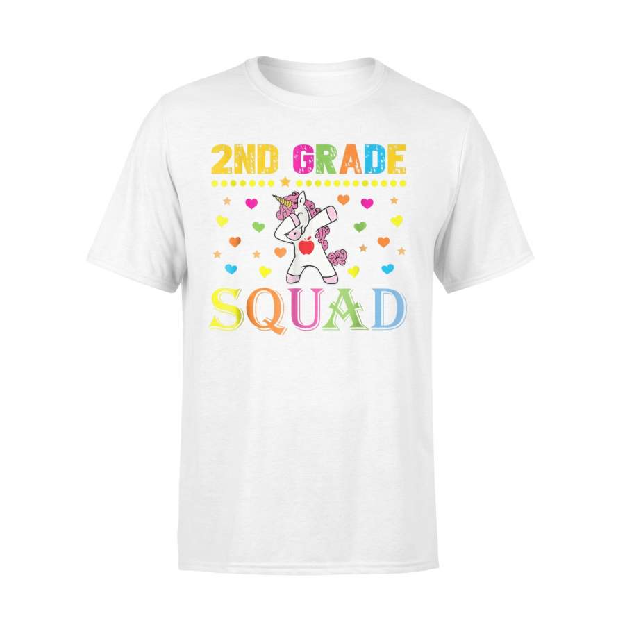 2nd Grade Dabbing Unicorn Squad Back To School T-shirt