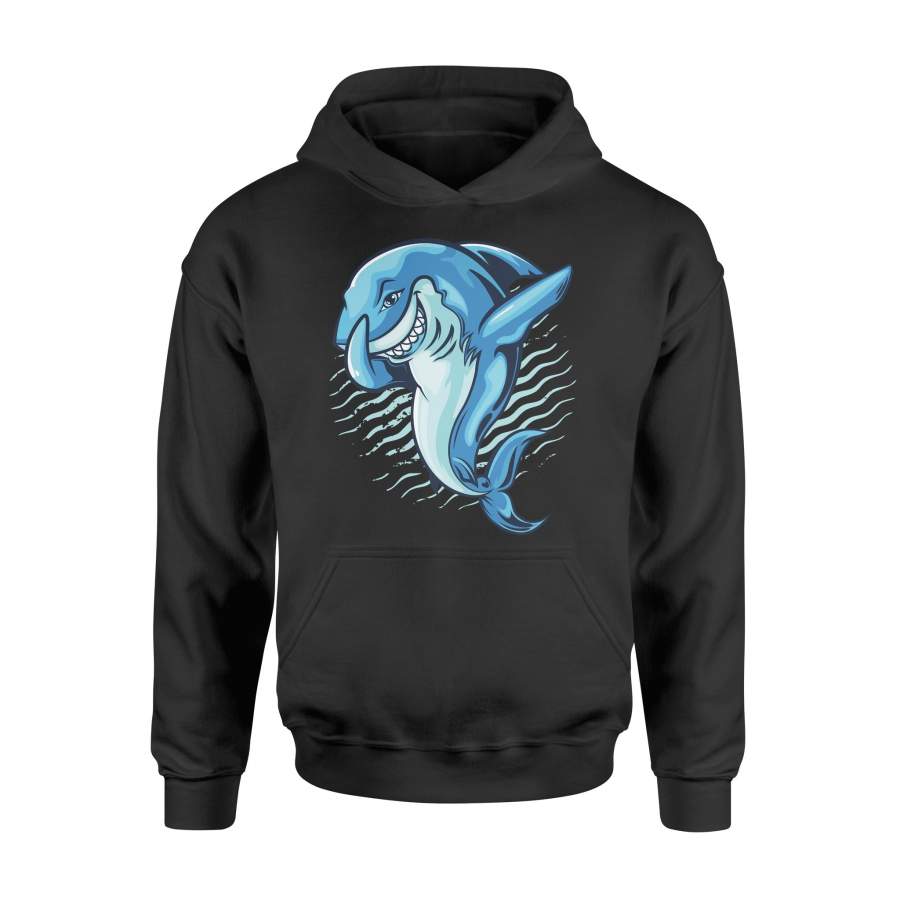 Dabbing Shark Boys Jawsome Funny Great White Kids Hoodie