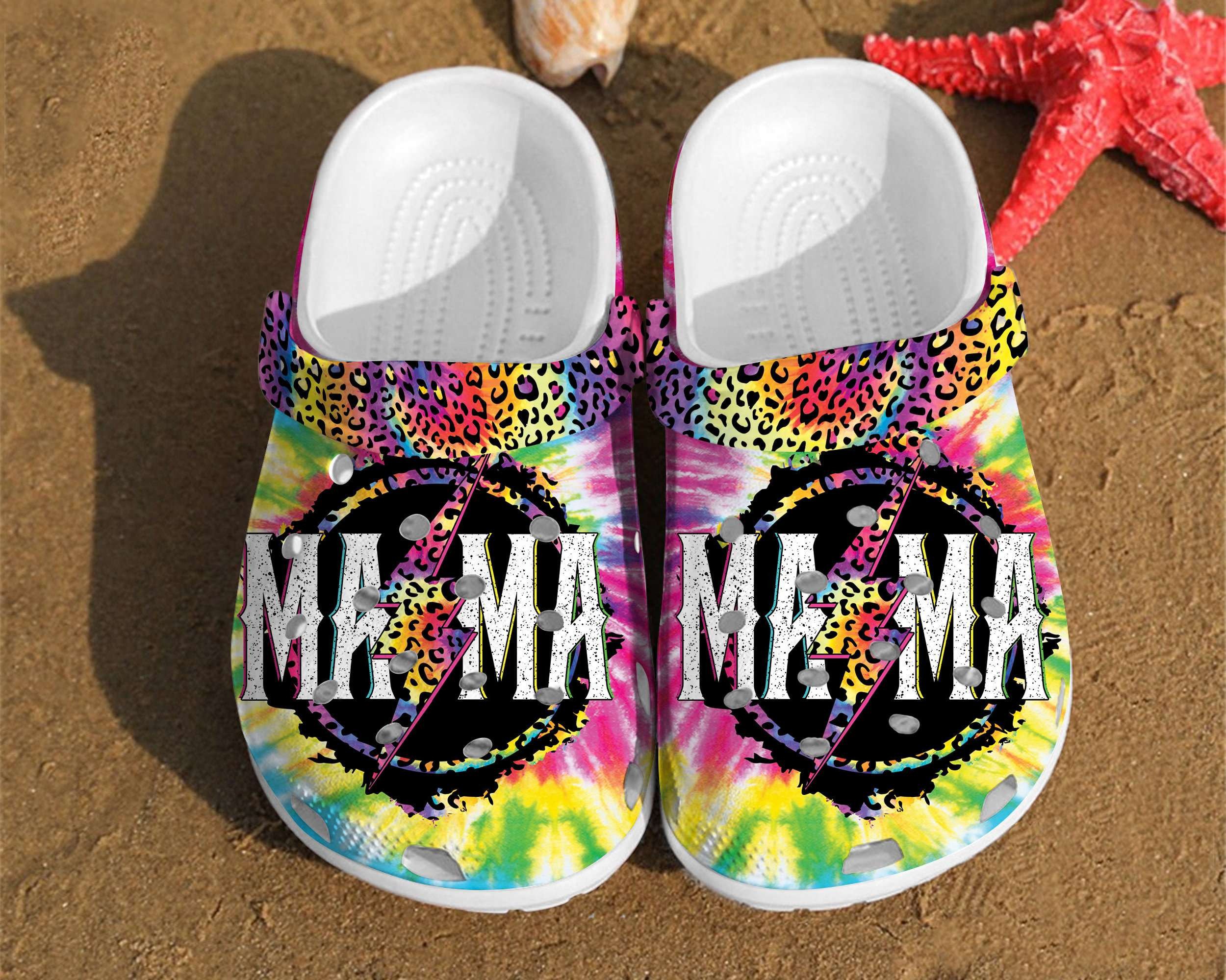 Rockstar Leopard Mama Clog Shoes #Hd