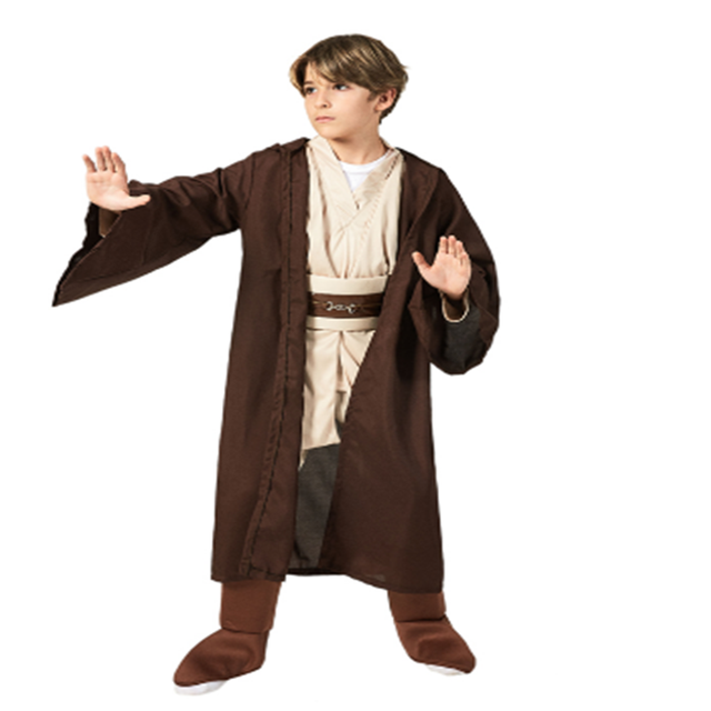 Boys Jedi Warrior Movie Character Cosplay Party Clothing Kids Child Fancy Halloween Purim Carnival Costume alx