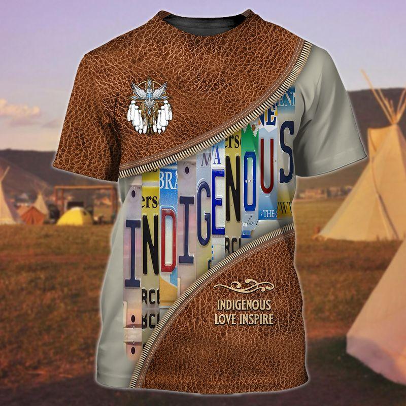 Native American Indigenous 3D Tshirt