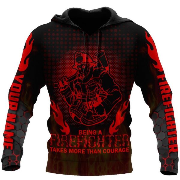Customize Name Firefighter Hoodie Shirts For Men And Women Da05122002Hh