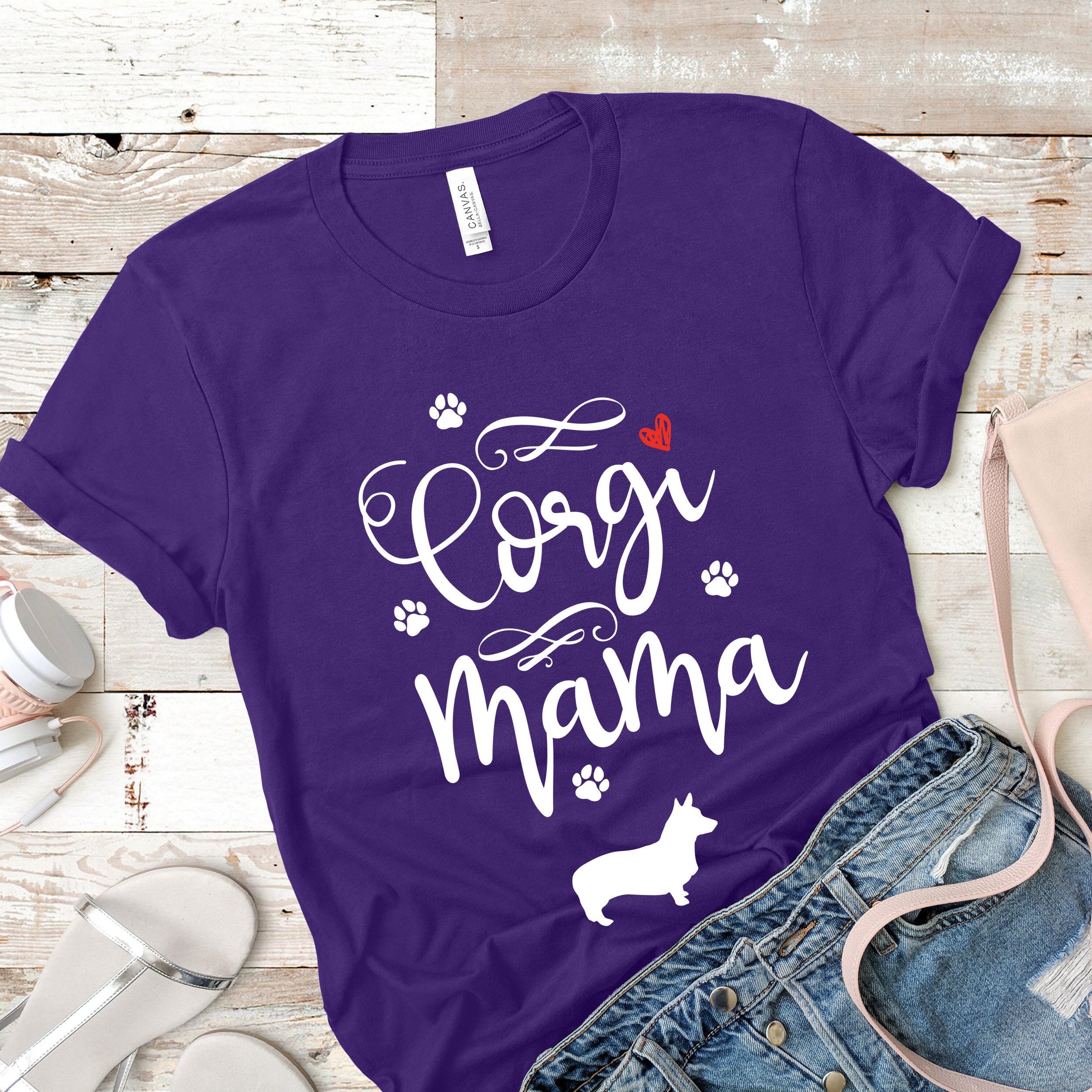 Corgi Mama Shirt For Dog Mom