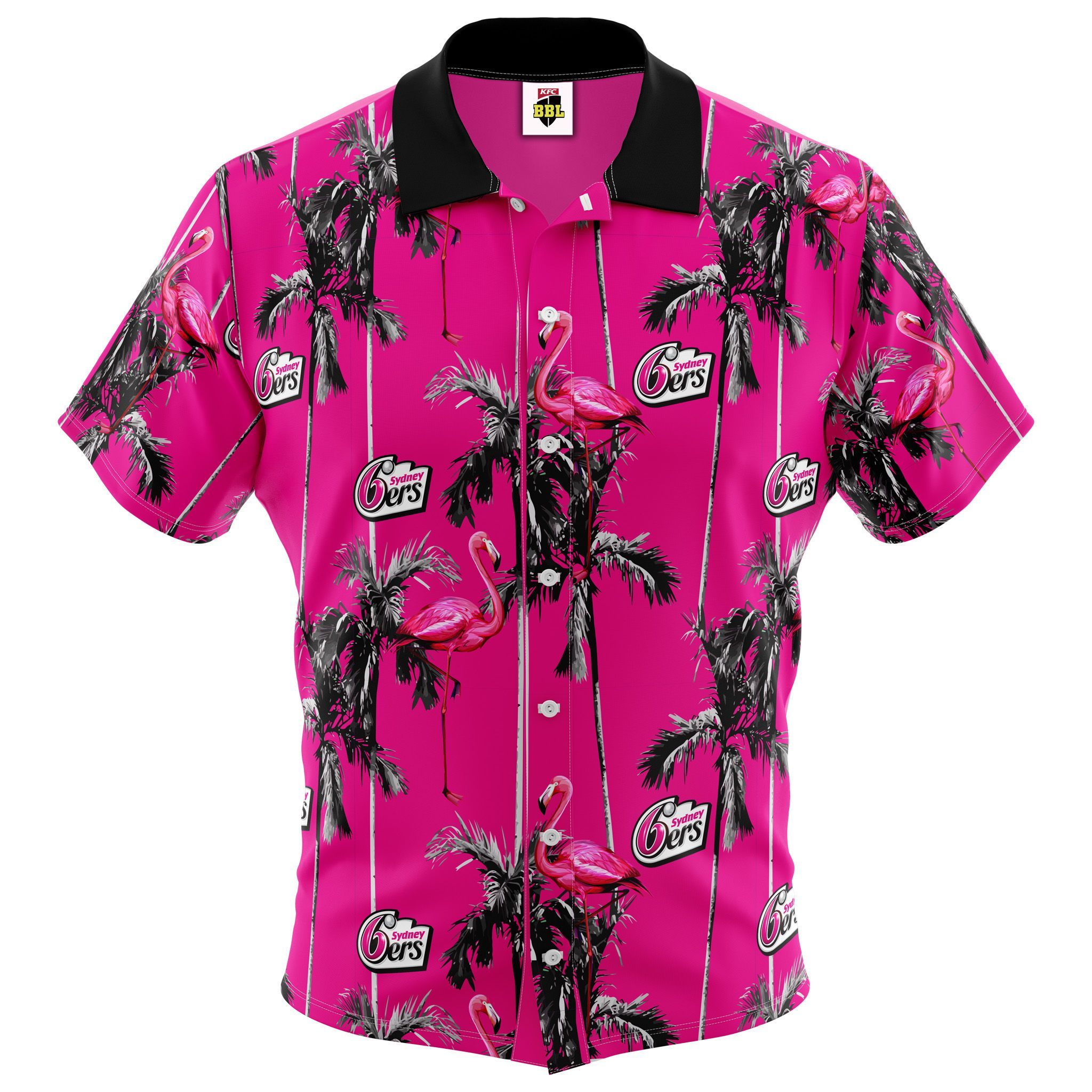 Bbl Sydney Sixers Hawaiian Shirt – Adult